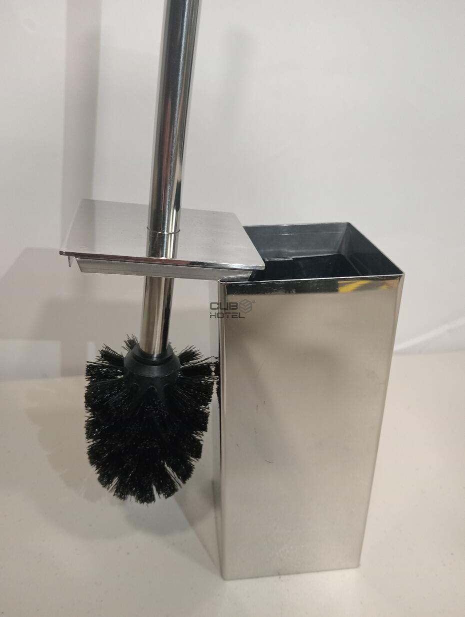 Shine Stainless Steel Square Toilet Brush